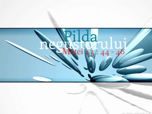 Pilda negustorului