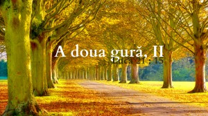 A doua gură, II