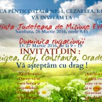 Conferinţa judeţeană şi Duminica rugăciunii, 26-27 Martie 2016